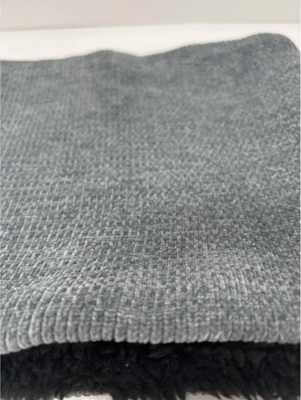 Grey Winter Fleece Neck Warmer Thick Knit Windproof Gaiter Unisex New